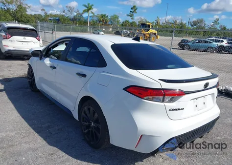 2021 Toyota Corolla Se Nightshade Edition из США, поврежденный, VIN 5YFS4MCE2MP075337